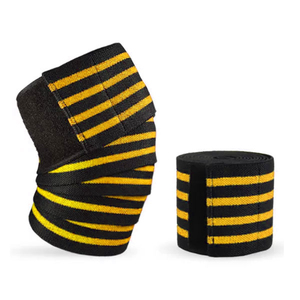 Soporte de Rodilla Tejido a Rayas, Transpirable, con Cierre de Gancho y Bucle, Unisex, Protección para Baloncesto en Todas las Estaciones - Product Image 6