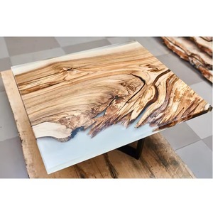 Tabla de Cortar de Madera Personalizable Más Demandada, Forma Rectangular con Incrustaciones de Resina Verde, Diseño Antideslizante - Product Image 4