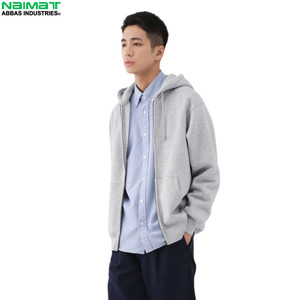 Sudadera con capucha y cremallera completa con ventilación lateral transpirable para hombre, ropa deportiva de entrenamiento, forro polar, paquete deportivo. - Product Image 2
