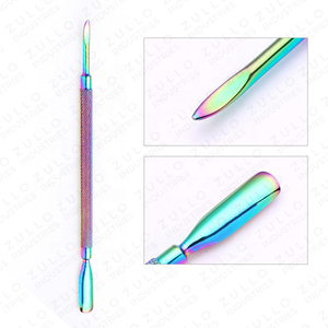 Premium Stainless Steel <b>Manicure</b> Pedicure <b>Kit</b> with Rainbow Tweezers Nail Clipper Set Private Label OEM - Product Image 2
