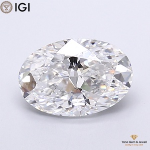 Le cadeau parfait, diamant de laboratoire CVD de 3,00 carats, forme ovale, couleur E, clarté VVS1, avec certificat IGI - Product Image 1