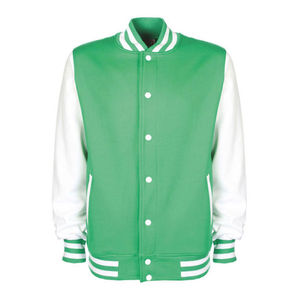 Chaqueta Varsity Bicolor para Hombre con Mangas y Letras Personalizadas Estilo Universitario, Chaqueta de Béisbol - Product Image 1