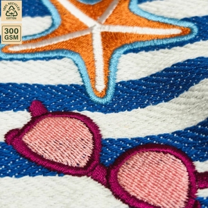 Sac fourre-tout de plage en toile de coton pour la plage, le commerce de détail, les centres de villégiature, le transport quotidien, impression personnalisée, vente en gros, fournisseur OEM ODM, réutilisable, B2B - Product Image 4