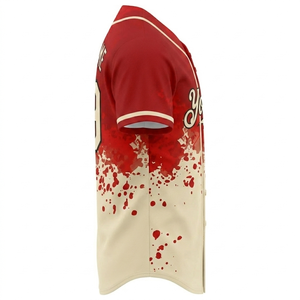 Maillot de baseball personnalisé avec nom et numéro d'équipe, uniforme à boutons, respirant, séchage rapide, vêtements de sport pour hommes et femmes - Product Image 3