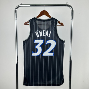 Camiseta de baloncesto Orlando City Magic para hombre, Vaughn Wagner 22, de malla a rayas, sin mangas, de secado rápido, poliéster/algodón, cuello en V, para todos. - Product Image 5