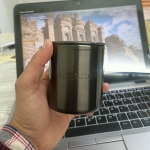 Luxury Customized Logo <b>Candle</b> Jars Stainless Steel Premium Black <b>Candle</b> Containers with Lids Metal <b>Candle</b> Jars for <b>Candle</b> Making - Product Image 4