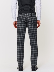 Traje de Hombre de 3 Piezas, Diseño Moderno, Chaqueta y Pantalón de Lana Negra, Traje de Negocios a Medida, Antiarrugas, Logotipo Personalizado, Opciones de Tallas Grandes - Product Image 5