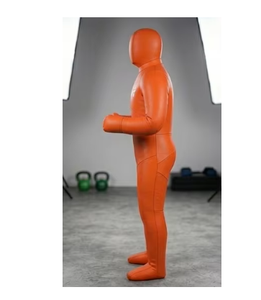 Muñeco de Boxeo Profesional Naranja de PU con Relleno de Esponja, Saco de Boxeo Resistente para Entrenamiento de Adultos, Muñeco de Grappling de Tamaño Completo - Product Image 6