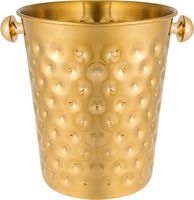 Seau à glace robuste en alliage d'aluminium, capacité 5L, durable pour le refroidissement des boissons, élégant pour le vin et la bière, idéal pour la maison