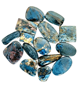 Pietersita Natural Cabujón, Lote de 100 gramos, Formas y Tamaños Variados (Aproximadamente 8-12 Piezas), Gemas Sueltas Surtidas para Fabricación de Joyas - Product Image 1