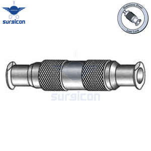 Adaptador de Transferencia de 3 cm / 1-1/4" con Conexión Luer Lock, Instrumento Quirúrgico Manual de Acero Inoxidable para Liposucción - Marca Surgicon - Product Image 5