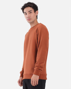 Sweat-shirt à col rond pour homme, coupe classique, tricoté, décontracté, pour l'automne - Product Image 2