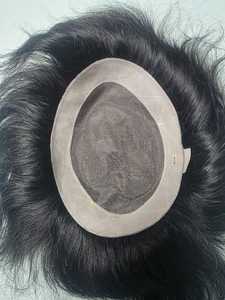 Taz Hair's High Quality Indian Deep <b>Wave</b> & Water <b>Wave</b> Style Eco-Friendly Lightweight Wig for Men Soft Mono Base - Product Image 5