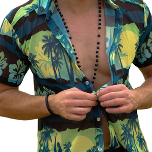 Chemise décontractée pour homme à manches longues, coupe classique, légère, 100% coton, respirante, séchage rapide, pour la plage, les vacances, l'été - Product Image 6