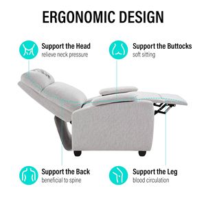 Divano Reclinabile Marrone - Product Image 3