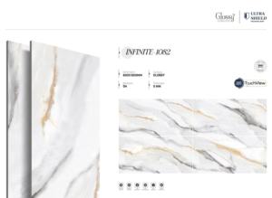 Carreaux de porcelaine brillants de luxe pour l'exportation, 800x1600, 1200x1800, 750x1500 mm, dalles de luxe pour intérieur moderne - Product Image 3