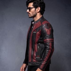 Elegante chaqueta de cuero para hombre, diseñada para brindar un aspecto elegante, comodidad confiable y durabilidad excepcional para hombres. Venta al por mayor. - Product Image 3