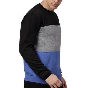 Sweat-shirt surdimensionné à col ras du cou de luxe, col montant, en coton biologique épais de haute qualité, personnalisable avec logo, vierge - Product Image 3