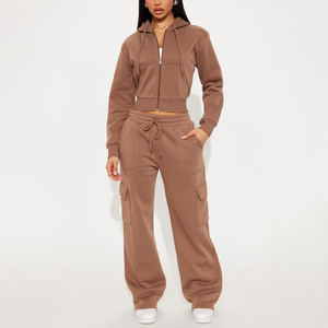 Women’s Wide Leg Sweatpants High Waist Drawstring Lounge Pants Ladies Loose Fit Fleece Sweatpants Casual Wide Leg Joggers Women - Product Image 5