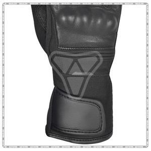 Gants courts haute durabilité pour femmes coupe confortable équipement de moto en cuir - Product Image 4