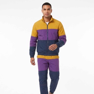 Lightweight Highlighted <b>Line</b> Streetwear Track Suit 2 Piece Jacket and <b>Pant</b> Crinkle Nylon Reflective Windbreaker Tracksuit Unisex - Product Image 1