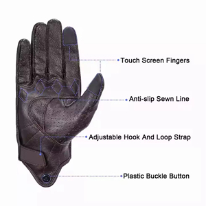 Guantes de Motocicleta Personalizados de Primera Calidad, Nuevo Diseño, a la Moda, Marca Privada, Material Duradero - Product Image 3