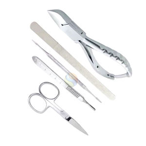 Cortauñas Profesional de Lujo de Acero Inoxidable 5 en 1, Resistente, para Uñas de los Pies, con Bloqueo de Resorte Único, Manicura Premium - Product Image 3