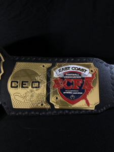 Cinturón de Campeonato para Equipos de Fútbol Americano, Diseño Personalizado con su Logotipo - Product Image 3