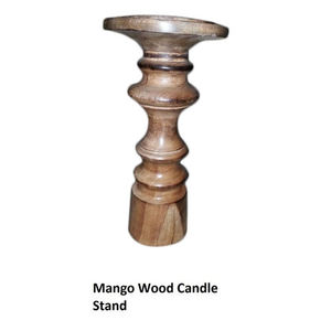 Porte-bougie rustique en bois naturel pour mariage, événement festif, support de bougie chauffe-plat de haute qualité pour décoration intérieure, table. - Product Image 6