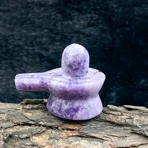 Lepidolite naturelle sculptée en forme de Shivling, Lepidolite violette Shiva Lingam, cristal de guérison pour Reiki, décoration spirituelle, vente en gros - Product Image 6