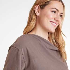 Nueva Llegada, Camisetas Casuales de Verano para Mujer, Estampado de Flores y Letras, Camisetas con Hombros Descubiertos, Camisetas Ecológicas de Manga Corta - Product Image 5