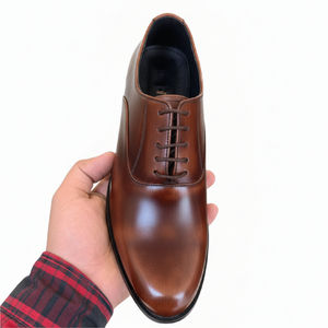 Zapatos de Vestir Formales de Cuero para Hombre, Transpirables, con Suela de Goma, para Oficina, Bodas, Calzado Masculino de Lujo - Product Image 1