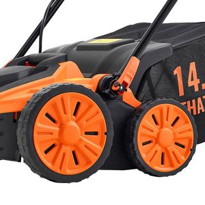 Scarificatore Elettrico 2-in-1 da 16 Pollici, 15 Ampere, con Cavo, Capacità 14,5 Galloni, Aeratore Manuale a 5 Posizioni, Sacco di Raccolta - Product Image 4