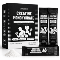 Fournisseur OEM de créatine monohydrate en poudre pour l'entraînement des adultes, en portions individuelles portables, micronisée, nutrition sportive