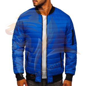 แจ็คเก็ตเบสบอลบอมเบอร์ผ้าฟลีซสไตล์เท่ห์สุดฮิตสำหรับผู้ชาย รับผลิตตามแบบ OEM พร้อมปักโลโก้ แจ็คเก็ตฤดูหนาวสำหรับผู้ชาย - Product Image 4