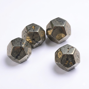 Piedra de Pirita Natural en Forma de Dodecaedro, Cristal Geométrico, Dodecaedro de Ágata, Gema Curativa, Venta al Por Mayor - Product Image 4