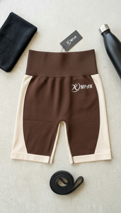 กางเกงขาสั้นออกกำลังกายเอวสูงไร้ตะเข็บ ระบายอากาศได้ดี ยกกระชับสะโพก เหมาะสำหรับโยคะ ปั่นจักรยาน เล่นกีฬา แฟชั่นสตรีทแวร์สำหรับผู้หญิง ช่วยกระชับสัดส่วน - Product Image 6