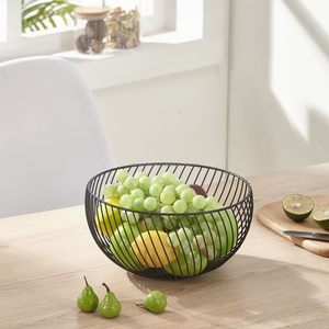 Panier de fruits en fer créatif fruits collations stockage maison bureau métal - Product Image 2