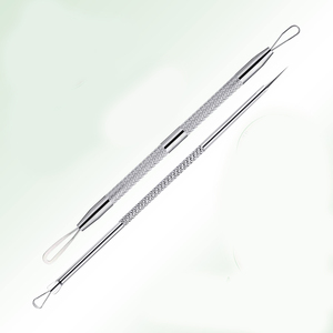 Extractor de Puntos Negros de Doble Punta, Aguja para Eliminar Acné, Limpiador Facial de Poros, Instrumento de Belleza de Acero Inoxidable - Product Image 2