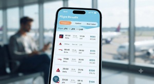 Application mobile de réservation de vols : Réservez des vols nationaux et internationaux, comparez les tarifs, gagnez en simplicité dans la gestion de vos voyages et voyez-vous déplacer en toute simplicité. - Product Image 2