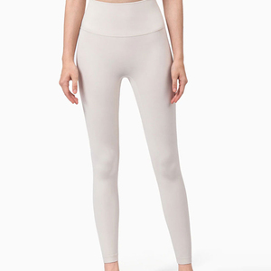 womens lightweight activewear yoga set with short sleeve <b>top</b> and breathable leggings for summer gym training seamless - Product Image 2