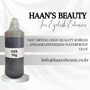 OEM 1kg negro secado rápido pegamento para extensiones de pestañas H29 fuerte viscosidad Corea fabricante DIY pegamento para pestañas con etiqueta privada - Product Image 4