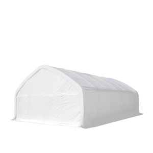 TMG ST2031V 20FT X 30FT Prefab Garage Storage Shelter Heavy Duty 17 oz <b>PVC</b> Cover Drive Door Straight Wall Peak <b>Ceiling</b> - Product Image 5