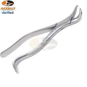 Pinzas de Extracción Dental de Acero Inoxidable, Tipo Alerón de Vaca, Fabricadas en Alemania # Kit de Extracción Dental Premium de 16 Piezas para Molares Inferiores 1er y 2do - Product Image 3