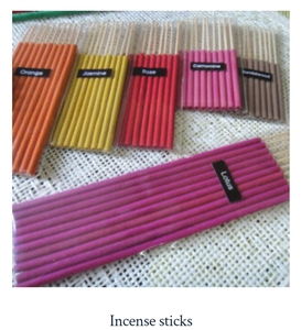 Handmade Eco-Friendly Incense Sticks Cones Natural Material Pack (40 <b>Sachets</b>) for Aromatic <b>Scented</b> Home Use Made in Thailand - Product Image 3