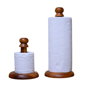 Premium <b>Paper</b> Towel Holder Heavy Duty Iron Kitchen Roll Stand For Luxury Farmhouse Kitchen & Hotels Decor & Organization - Product Image 2