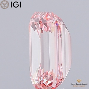 Diamante de Corte Esmeralda de 2.50 Quilates, Cultivado en Laboratorio, Color Rosa Intenso, Claridad VVS2, con Certificado IGI, para Anillo de Lujo Personalizado - Product Image 6