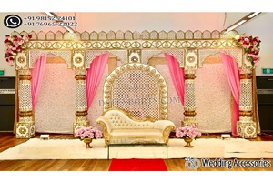 ของตกแต่งเวทีงานแต่งงานที่ใหญ่ใหญ่ใหญ่สำหรับตกแต่งเวที Calgary jodha Akbar สำหรับงานแต่งขนาดใหญ่ - Product Image 4