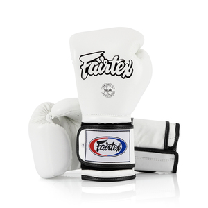 Guantes de Boxeo Fairtex Muay Thai, Nuevo Modelo en Oferta, Cuero Vacuno OEM, Correa Ajustable, Equipo de Entrenamiento y Combate de Muay Thai - Product Image 4