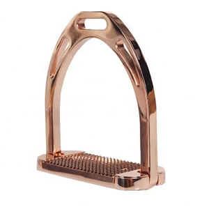 Estribos de acero inoxidable con logotipo personalizado para montar a caballo, antideslizantes, colores personalizados, estribos de salto de aluminio de calidad profesional. - Product Image 3